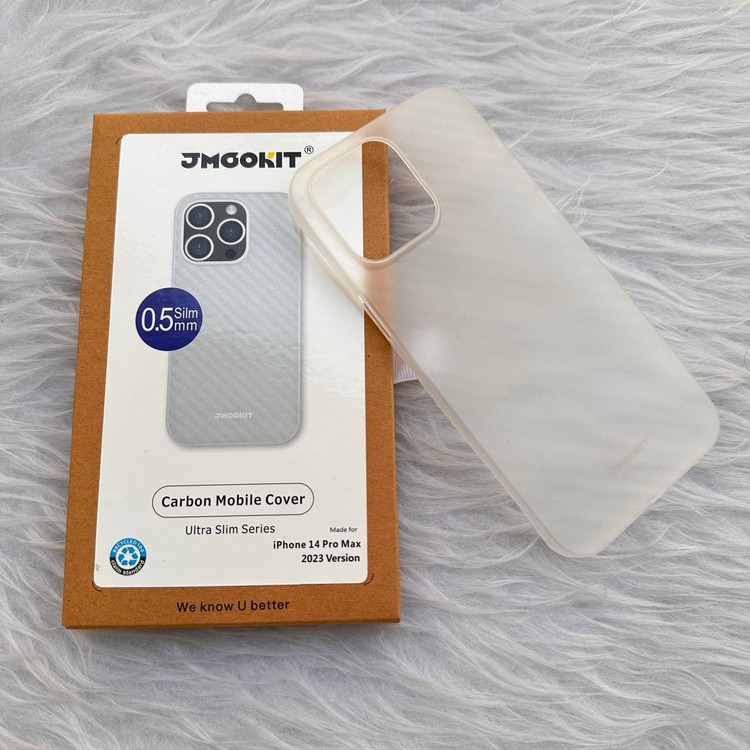 قاب آیفون 14 پرومکس 0.5mm مدل کربن برند JMGOKIT