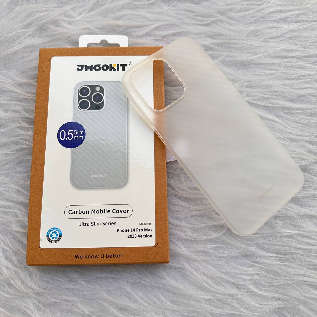 قاب آیفون 13 پرو 0.5mm مدل کربن برند JMGOKIT