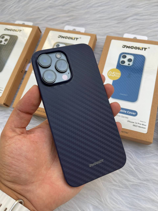 قاب آیفون 14 پرو 0.5mm مدل کربن برند JMGOKIT