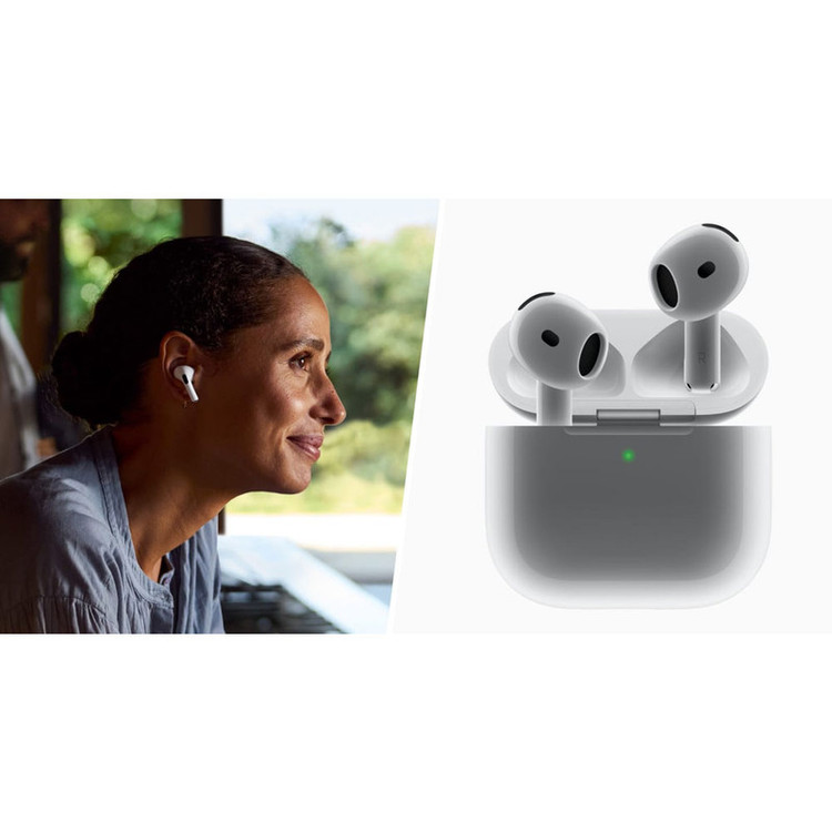 هدفون بلوتوثی اپل مدل AirPods 4 ANC (نسخه دارای نویز کنسلینگ)