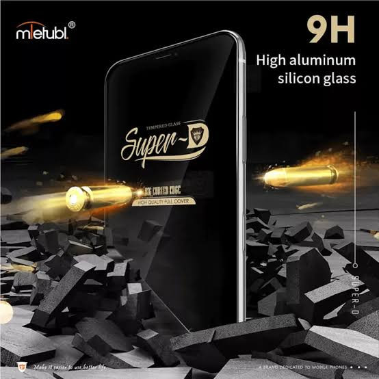 گلس super D مناسب آیفون 7 پلاس / 8 پلاس سفید
