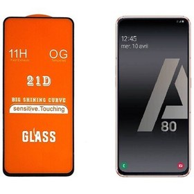 گلس شیشه ای 21D مناسب برای سامسونگ A01 / A40
