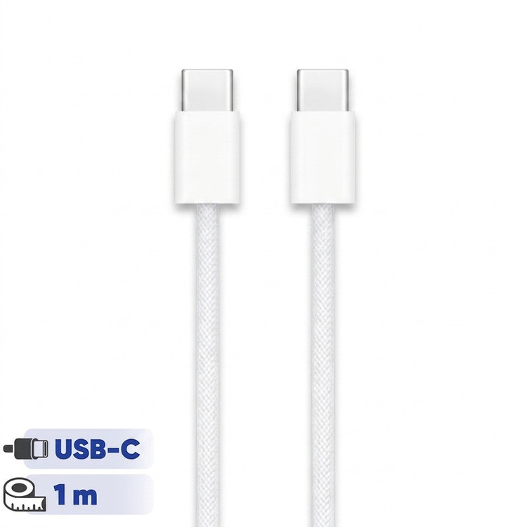 کابل تبدیل اپل USB-C به USB-C طول 1 متر