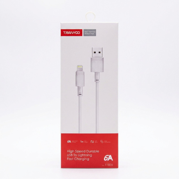 کابل تبدیل USB به لایتنینگ ترانیو مدل t-s131 طول 1متر