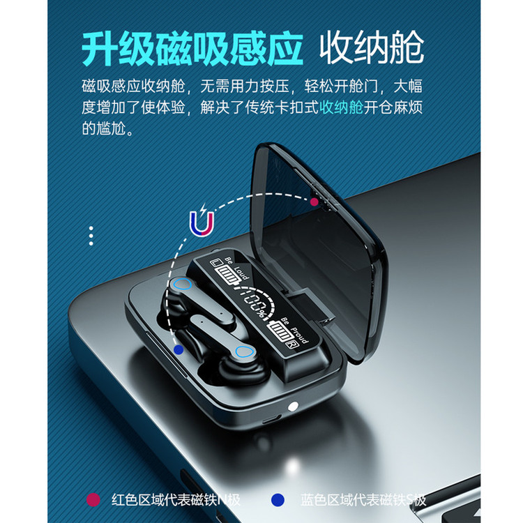 هدفون بلوتوثی مدل M19 Newest با میکروفون ، درگاه شارژ microUSB