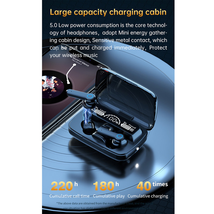 هدفون بلوتوثی مدل M19 Newest با میکروفون ، درگاه شارژ microUSB