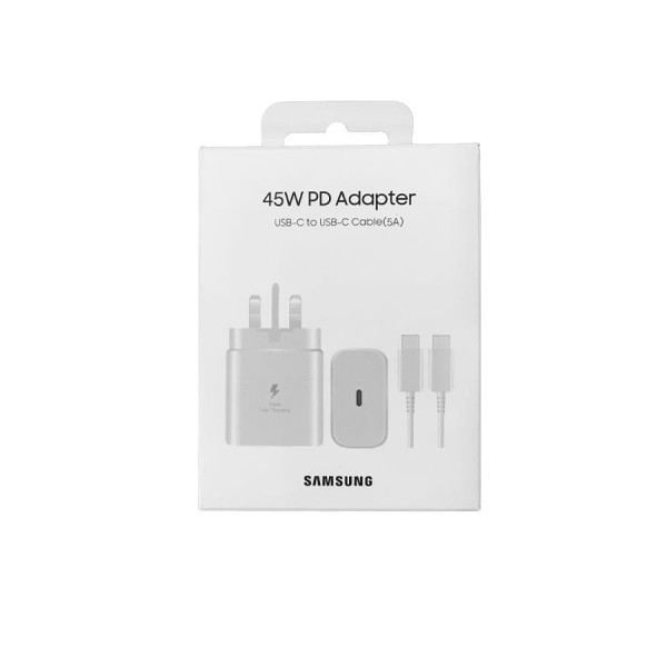 شارژر سامسونگ مدل EP-TA845 توان 45 وات سه پین