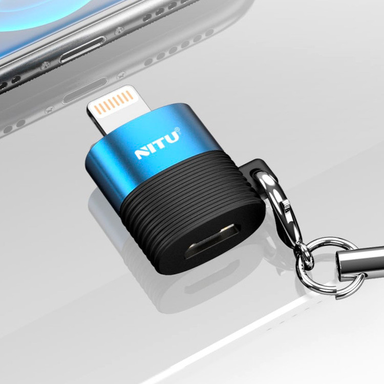 تبدیل micro USB به لایتنینگ نیتو مدل CN12