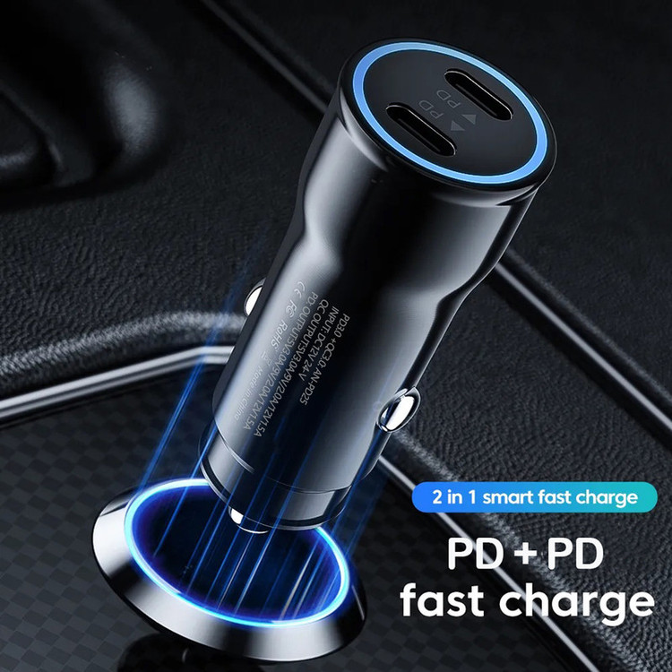 شارژر فندکی 18 وات آرسون مدل AN-PD25 به همراه کابل USB-C