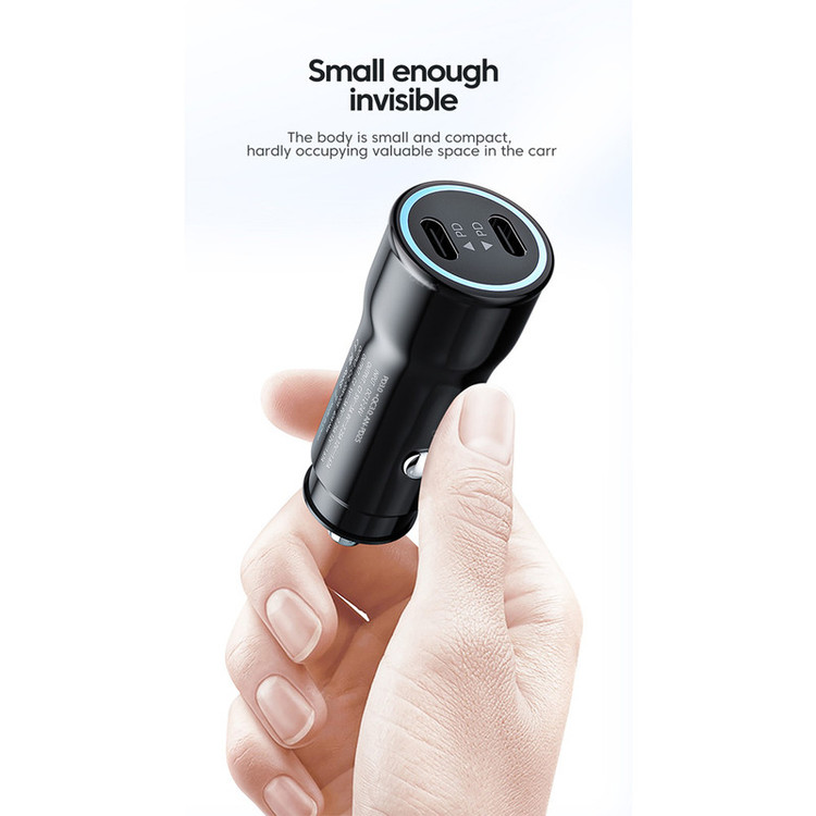 شارژر فندکی 18 وات آرسون مدل AN-PD25 به همراه کابل USB-C