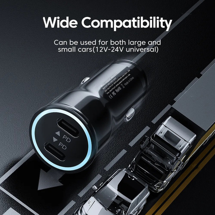 شارژر فندکی 18 وات آرسون مدل AN-PD25 به همراه کابل USB-C