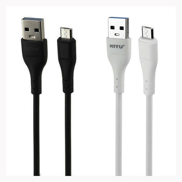 کابل شارژ و انتقال دیتا Micro USB نیتو مدل NC128B مشکی با قابلیت فست شارژ