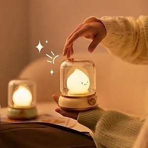 چراغ خواب سیلیکونی طرج شعله کیفیت اصلی