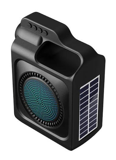 اسپیکر بلوتوثی KTX-1477 چراغ قوه دار با پنل خورشیدی