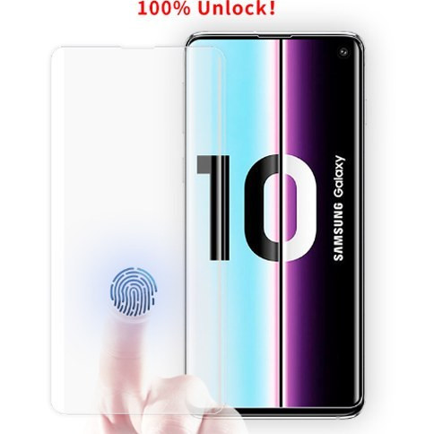 گلس سامسونگ s9 plus مدل فول چسب خمیده تمام صفحه