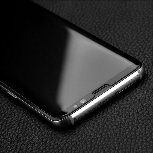 گلس سامسونگ s9 مدل فول چسب خمیده تمام صفحه