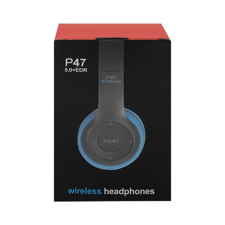 هدفون بلوتوثی مدل P47 ، شارژدهی عالی ،درگاه شارژ Micro USB، دارای شیار کارت حافظه